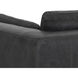Burr Serbia Black Leather Sofa